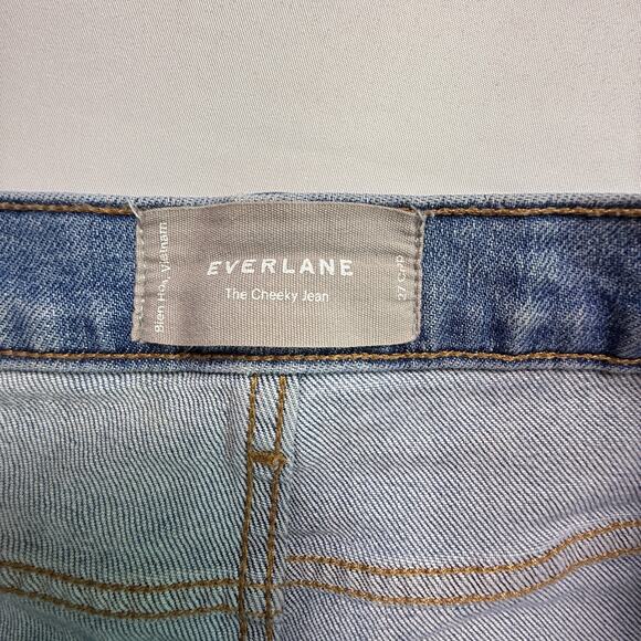 EverlaneThe Cheeky Jean Blue Straight Leg Slim Light Wash Size 27 - Picture 4 of 10